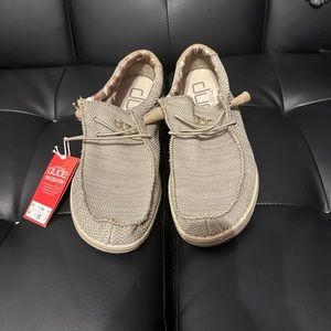 Hey Dude Wally Sox Beige Slip-On Casual Shoes